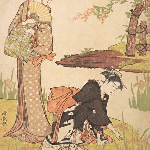 The Iris Garden, ca. 1784. Creator: Torii Kiyonaga