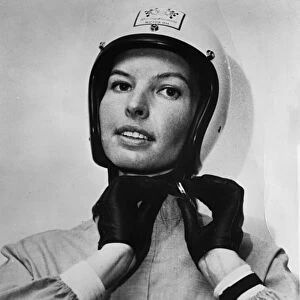 Janet Guthrie racing driver. Creator: Unknown