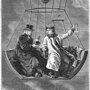 Jean Baptiste Biot and Joseph Louis Gay-Lussac, French scientists, 1804 (1870)