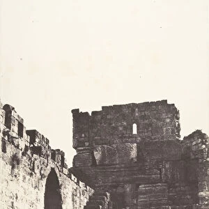 Jerusalem, Enceinte du Temple, Face Nord de l angle Nord-Est, 1854