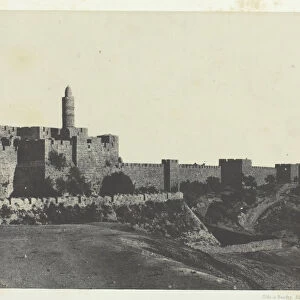 Jerusalem, Partie Occidentale Des Murailles;Palestine, 1849 / 51, printed 1852