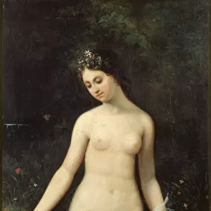 Jeune femme nue, 1831. Creator: Gautier, Theophile (1811-1872)