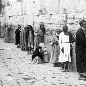 The Jews Wailing Place, Jerusalem, c1926
