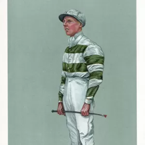 John Evelyn Watts, British jockey, 1903. Artist: Ao
