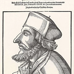 John Hus. Artist: Schoen, Erhard (1491-1592)