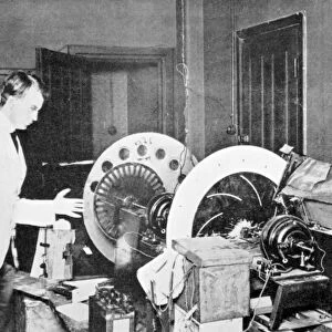 John Logie Baird (1888-1946), Scottish electrical engineer and pioneer of television, 1920s