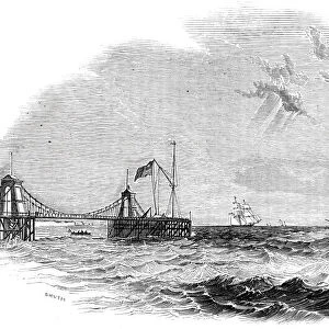 The "John O Gaunt"being towed to destruction, 1844. Creator: Unknown