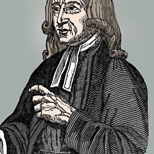 John Wesley, 18th century English non-conformist preacher, 1832