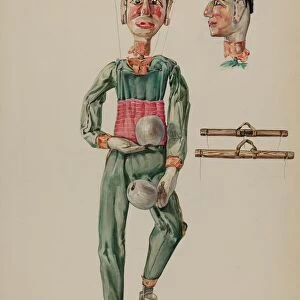 Juggling Marionette, c. 1936. Creator: James McLellan
