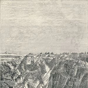 Kimberley: appearance of the diamond mine in 1880, 1896