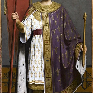 King Philip II of France (1165-1223), 1840s. Creator: Signol, Emile (1804-1892)