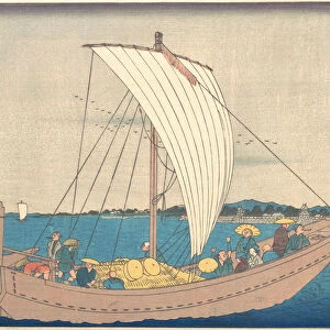 Kuwana, ca. 1840. ca. 1840. Creator: Ando Hiroshige