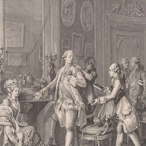 La Grande Toilette (The Patroness), from Le Monument du Costume, 1777