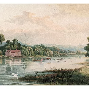 Lake at Virginia Water, 1880