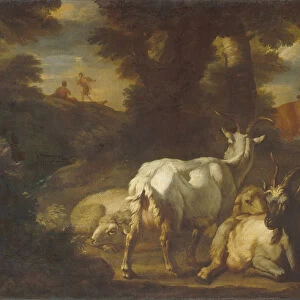 Landscape with Mercury and Battus. Artist: Mulier, Pieter, the Younger (1637-1701)