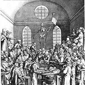 Late 16th century anatomy theatre, Jacques de Gehyn the Elder, 1633. Artist: Jacques de Gehyn the Elder