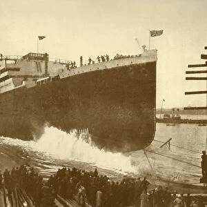 Launch of the Orama (Orient Line), 20, 000 Tons, c1930. Creator: Unknown