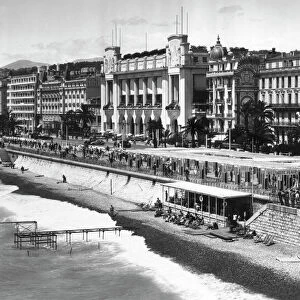 Le Palais de la Mediterranee on Promenade des Anglais, Nice, South of France, early 20th century