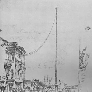The Little Mast, c1880, (1925). Creator: James Abbott McNeill Whistler