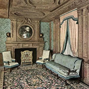 A living room during the reign of Louis XIII, Hotel Marion du Fresne, Saint-Malo, France, 1938