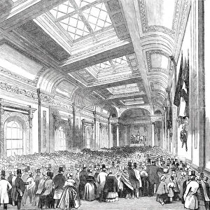Lloyds Commercial Room - admission of the public, 1844. Creator: Unknown