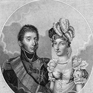 Louis-Antoine, Duke of Angouleme and Princess Marie-Therese Charlotte, 1799