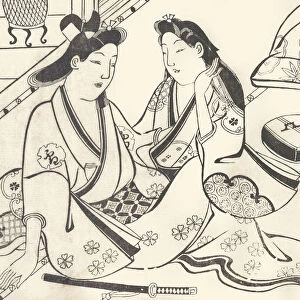 Two Lovers, ca. 1675-80. Creator: Hishikawa Moronobu
