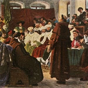 Luther at the Diet of Worms, 1521, (1936). Creator: Unknown