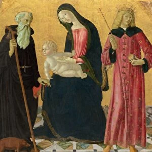 Madonna and Child with Saint Anthony Abbot and Saint Sigismund, c. 1490 / 1495