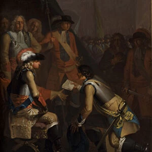 Magnus Stenbock Surrenders the Fortress of Tonning to Frederick IV in 1714, 1785
