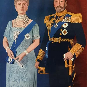 Their Majesties King George V and Queen Mary at the time of their Silver Jubilee in 1935, 1951