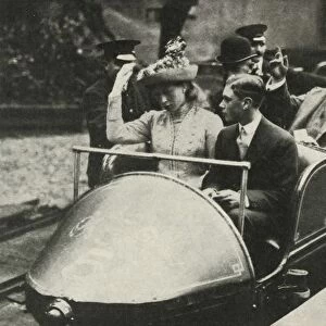 His Majesty and Princess Mary on the Alpine Railway, Earls Court Exhibition, 1913, 1937