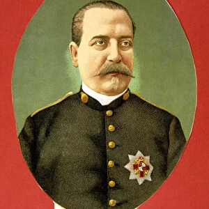 Manuel Cassola (1838-1890) Spanish military, lithography