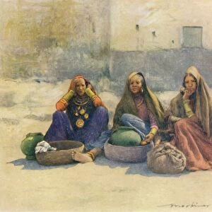Market Women of Ajmere, 1905. Artist: Mortimer Luddington Menpes