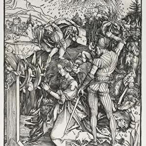 The Martyrdom of Saint Catherine of Alexandria, c. 1497. Creator: Albrecht Dürer (German