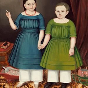 Mary and Francis Wilcox, 1845. Creator: Joseph Whiting Stock
