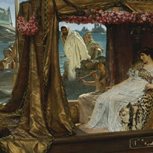 The Meeting of Antony and Cleopatra, 1885. Artist: Alma-Tadema, Sir Lawrence (1836-1912)