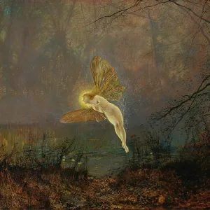 Print of Midsummer Night or Iris, 1876 by John Atkinson Grimshaw