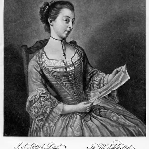 Miss Lewis, 1754 (1905). Artist: James McArdell