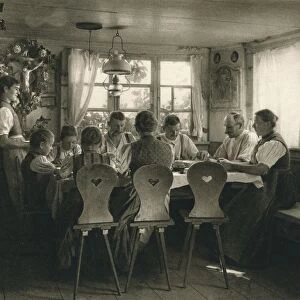 Mittagsmahl im Schwarzwaldbauernhaus - Lunch in a Black Forest farm-house, 1931. Artist: Kurt Hielscher