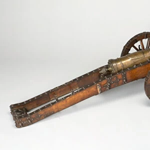 Model Field Cannon with Carriage, Austria, late 17th century. Creator: Unknown