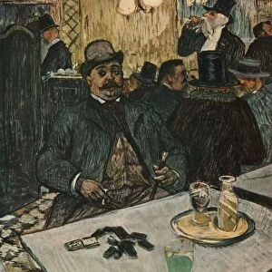 Monsieur Boileau at the Cafe, 1893, (1952). Creator: Henri de Toulouse-Lautrec