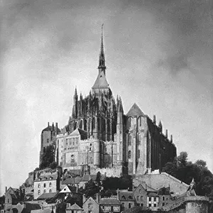 Mont Saint-Michel, Normandy, France, 1937. Artist: Martin Hurlimann