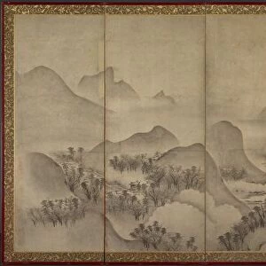 Moonlit Landscape (one of a pair), late 1500s. Creator: Unknown