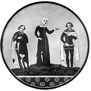 Mourning habits, 14th century, (1910)