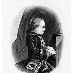 Mozart as a child, c1763
