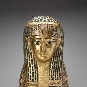 Mummy Mask, Egypt, Late Ptolemaic Period-early Roman Period, 1st century BCE