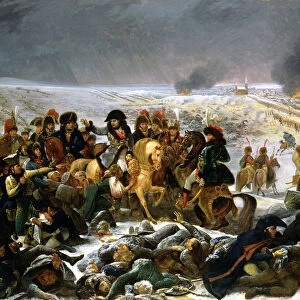 Napoleon on the Battlefield of Eylau, 1807. Artist: Gros, Antoine Jean, Baron (1771-1835)