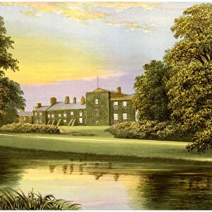 Netherhall, Cumbria, home of the Pocklington-Senhouse family, c1880