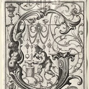 New ABC Booklet: G, 1627. Creator: Lucas Kilian (German, 1579-1637)
